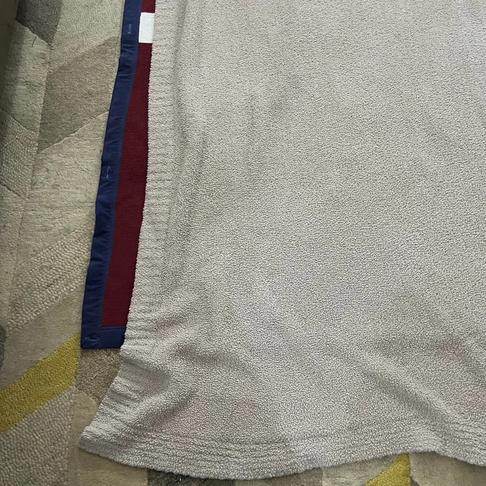 Barefoot Dreams Cozy Chic Throw Blanket Stone Soft Plush Style fleece